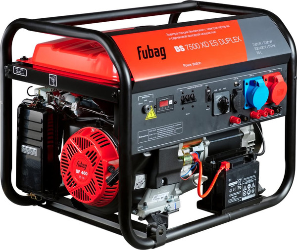 Бензиновый генератор Fubag Электростанция BS 7500 XD ES Duplex / 46712- фото5