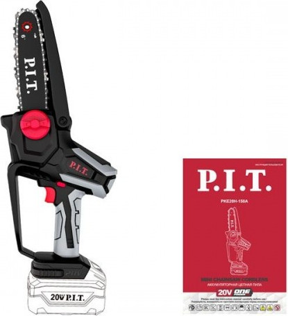 Пила цепная аккумуляторная P.I.T PKE20H-150A- фото3