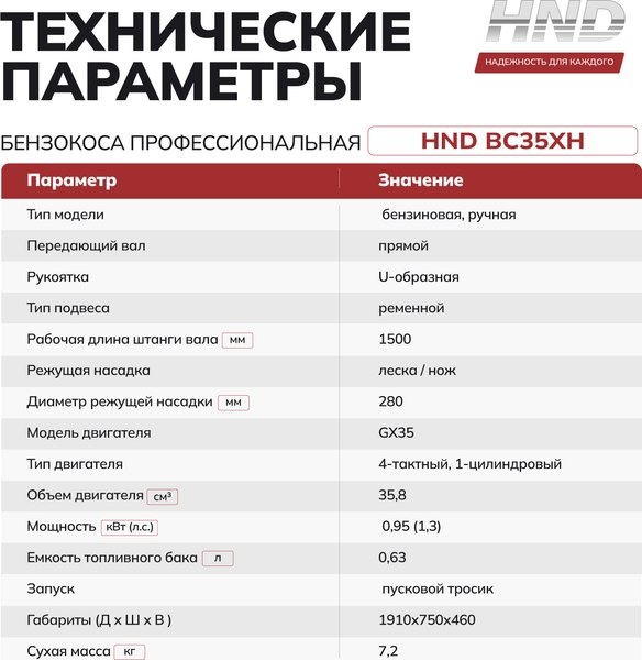 Триммер бензиновый HND BC35XH / JLGBC35H01000152- фото9