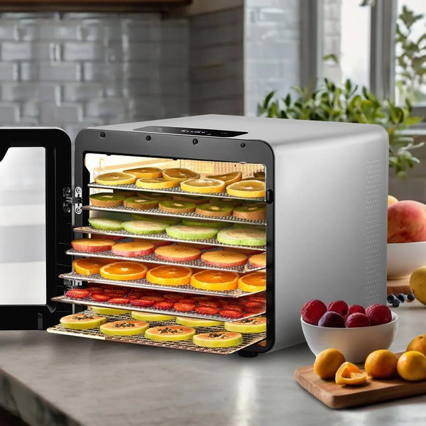 Сушилка для овощей и фруктов Kitfort КТ-4955- фото2, картинка2 Сушилка для овощей и фруктов Kitfort КТ-4955- фото2