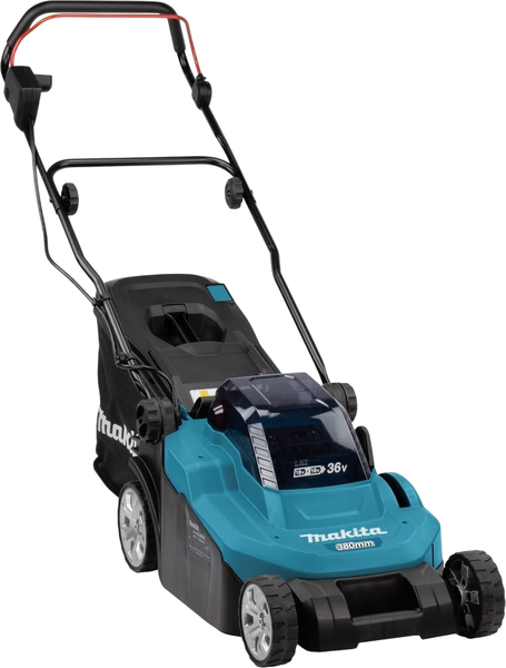 Газонокосилка аккумуляторная Makita DLM382PT2- фото3