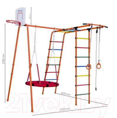 Игровой комплекс Формула здоровья Street 1 / STR1.4.15-УЛ- фото3