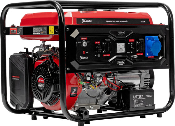 Бензиновый генератор MTX RS-9000E / 946165- фото2
