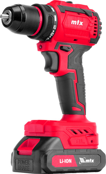 Аккумуляторная дрель-шуруповерт MTX CDS-BL-20 / 26187- фото, картинка Аккумуляторная дрель-шуруповерт MTX CDS-BL-20 / 26187- фото
