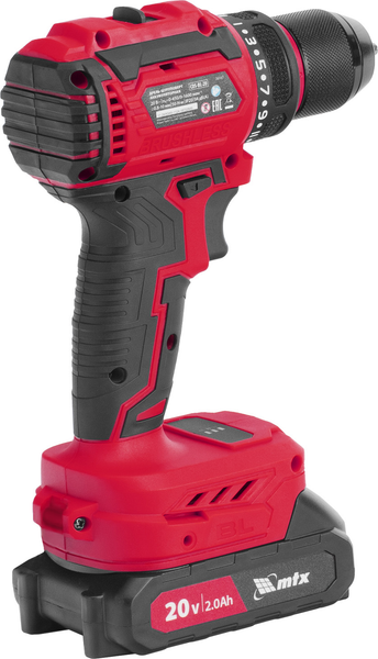 Аккумуляторная дрель-шуруповерт MTX CDS-BL-20 / 26187- фото6, картинка6 Аккумуляторная дрель-шуруповерт MTX CDS-BL-20 / 26187- фото6