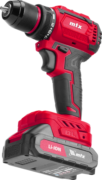 Аккумуляторная дрель-шуруповерт MTX CDS-BL-20 / 26187- фото9, картинка9 Аккумуляторная дрель-шуруповерт MTX CDS-BL-20 / 26187- фото9