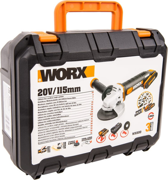 Угловая шлифовальная машина Worx WX800- фото8