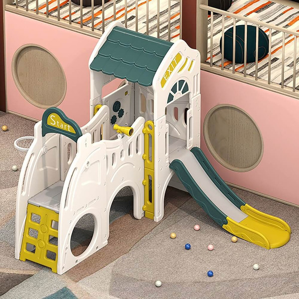 Игровой комплекс UNIX Kids Playhouse с горкой / ppphslcgy- фото3