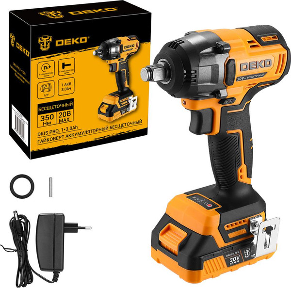Аккумуляторный гайковерт Deko DKIS Pro / 086-1011- фото