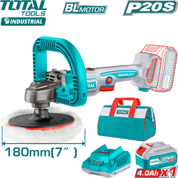 Полировальная машина TOTAL TAPLI20181- фото2