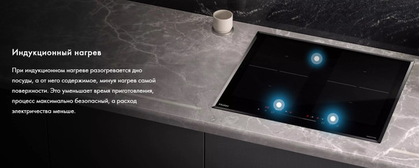 Индукционная варочная панель Haier HHK-Y64TJVB- фото4