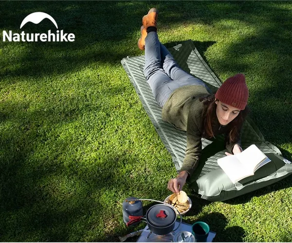 Туристический коврик Naturehike 200х63х10см / CNK2450WS020-AGR- фото6