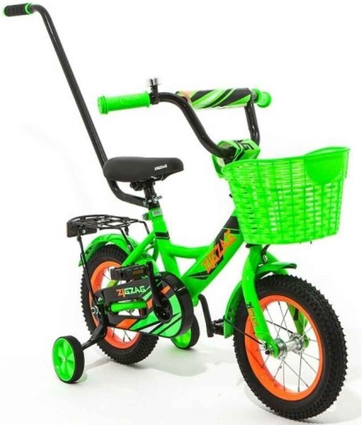 Детский велосипед с ручкой ZigZag Classic 12 / ZG-1202- фото2
