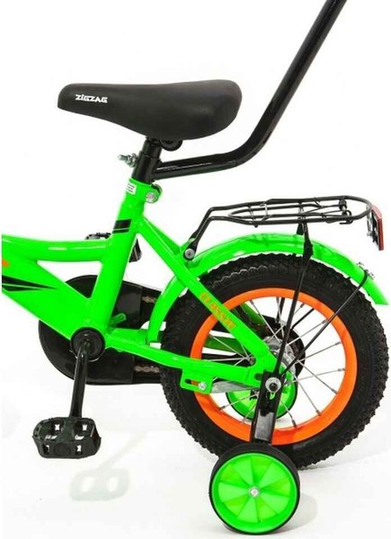 Детский велосипед с ручкой ZigZag Classic 12 / ZG-1202- фото4