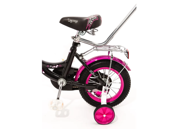 Детский велосипед с ручкой ZigZag Girl 12 / ZG-1223- фото4