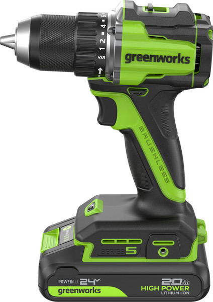 Аккумуляторная дрель-шуруповерт Greenworks DD560 / 3708407CUA- фото6, картинка6 Аккумуляторная дрель-шуруповерт Greenworks DD560 / 3708407CUA- фото6