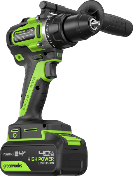 Аккумуляторная дрель-шуруповерт Greenworks GD24DD90 бесщеточная 24V / 3707507CUB- фото8, картинка8 Аккумуляторная дрель-шуруповерт Greenworks GD24DD90 бесщеточная 24V / 3707507CUB- фото8