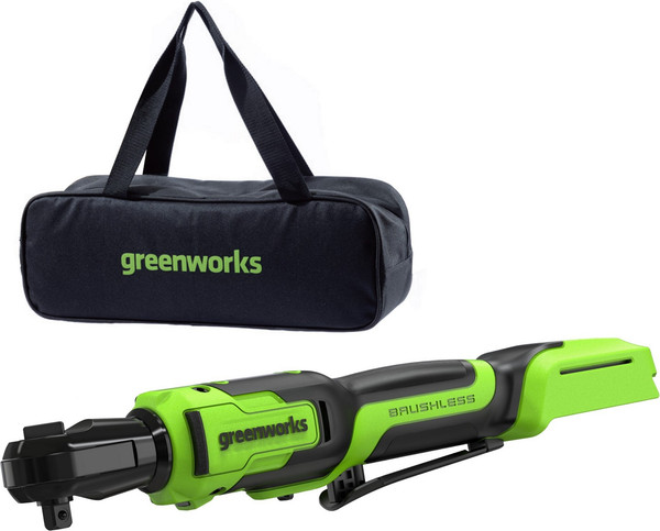 Аккумуляторная трещотка Greenworks GD24RW / 3804007CUA- фото4, картинка4 Аккумуляторная трещотка Greenworks GD24RW / 3804007CUA- фото4