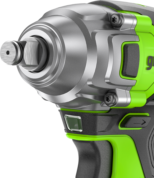 Аккумуляторный гайковерт Greenworks GD24IW400 бесщеточный 24V / 3802907CUB- фото3, картинка3 Аккумуляторный гайковерт Greenworks GD24IW400 бесщеточный 24V / 3802907CUB- фото3