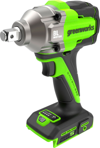 Аккумуляторный гайковерт Greenworks IW5500 бесщеточный 24V / 3805007- фото, картинка Аккумуляторный гайковерт Greenworks IW5500 бесщеточный 24V / 3805007- фото