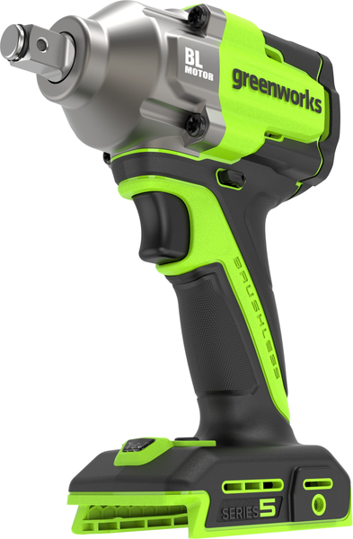 Аккумуляторный гайковерт Greenworks IW5500 бесщеточный 24V / 3805007- фото3, картинка3 Аккумуляторный гайковерт Greenworks IW5500 бесщеточный 24V / 3805007- фото3