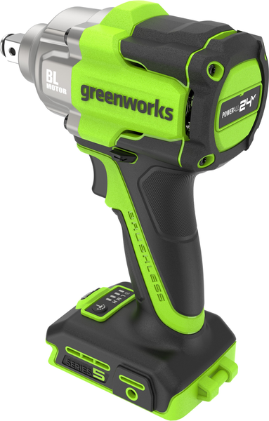 Аккумуляторный гайковерт Greenworks IW5500 бесщеточный 24V / 3805007- фото6, картинка6 Аккумуляторный гайковерт Greenworks IW5500 бесщеточный 24V / 3805007- фото6