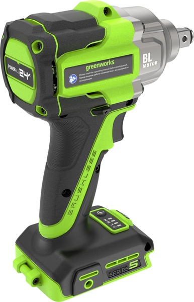 Аккумуляторный гайковерт Greenworks IW5500 бесщеточный 24V / 3805007- фото9, картинка9 Аккумуляторный гайковерт Greenworks IW5500 бесщеточный 24V / 3805007- фото9