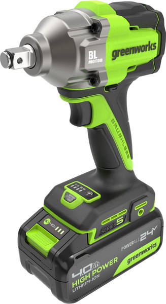 Аккумуляторный гайковерт Greenworks IW5500 / 3805007CUB- фото, картинка Аккумуляторный гайковерт Greenworks IW5500 / 3805007CUB- фото