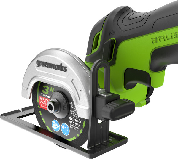 Угловая шлифовальная машина Greenworks GD24UCS / 3402007CUA- фото4