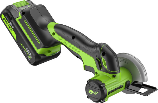 Угловая шлифовальная машина Greenworks GD24UCS / 3402007CUA- фото6