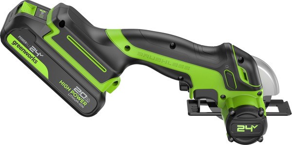 Угловая шлифовальная машина Greenworks GD24UCS / 3402007CUA- фото7