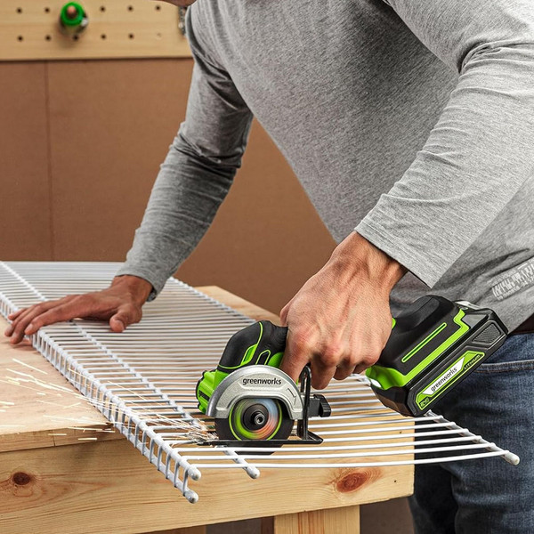 Угловая шлифовальная машина Greenworks GD24UCS / 3402007CUA- фото9