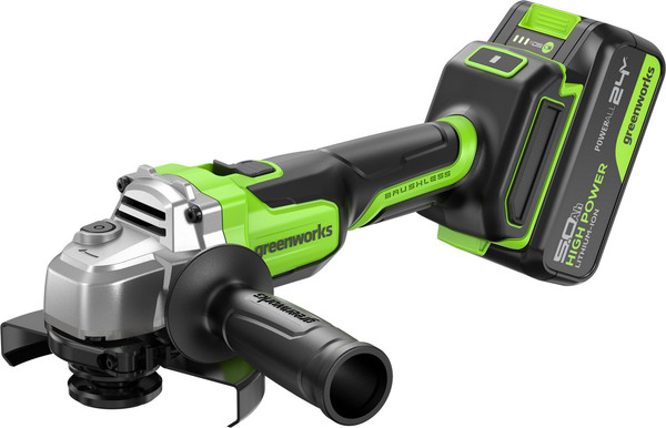 Угловая шлифовальная машина Greenworks AG590 / 3201007CUG- фото3