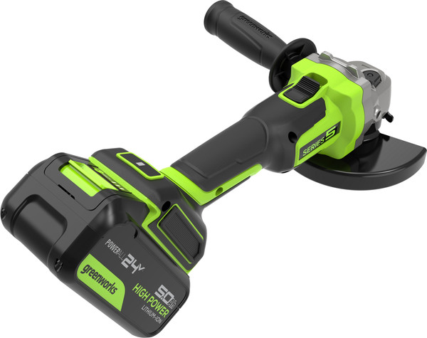 Угловая шлифовальная машина Greenworks AG590 / 3201007CUG- фото7