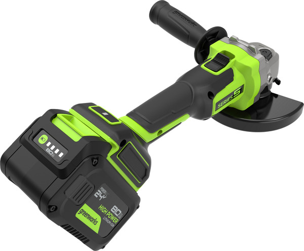 Угловая шлифовальная машина Greenworks AG590 / 3201007CUH- фото10