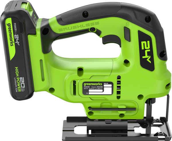 Электролобзик Greenworks GD24JS90 бесщеточный 24V / 3601707CUA- фото8