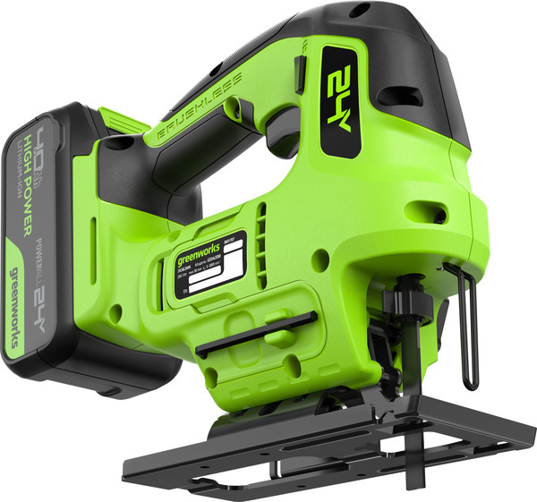 Электролобзик Greenworks GD24JS90 бесщеточный 24V / 3601707CUB- фото7