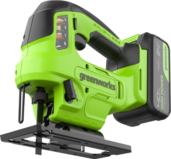 Электролобзик Greenworks GD24JS90 бесщеточный 24V / 3601707CUB- фото9