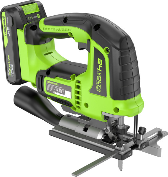 Электролобзик Greenworks GD24JS120 бесщеточный 24V / 3601407CUA- фото10