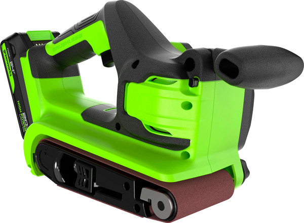 Ленточная шлифовальная машина Greenworks G24BS бесщеточная 24V / 3100607CUA- фото