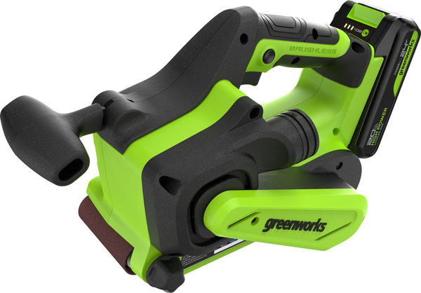 Ленточная шлифовальная машина Greenworks G24BS бесщеточная 24V / 3100607CUA- фото10