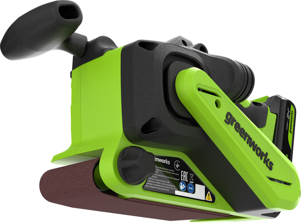 Ленточная шлифовальная машина Greenworks G24BS бесщеточная 24V / 3100607CUA- фото5