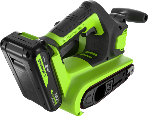 Ленточная шлифовальная машина Greenworks G24BS бесщеточная 24V / 3100607CUA- фото9