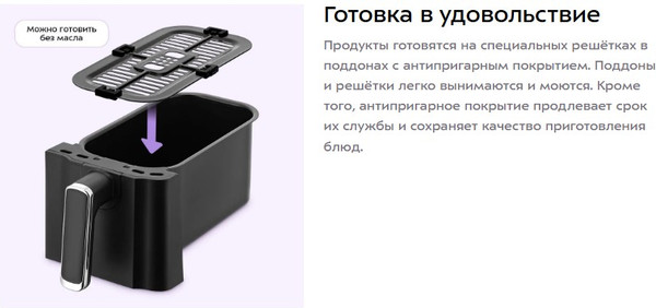 Аэрогриль Kitfort КТ-8148- фото6