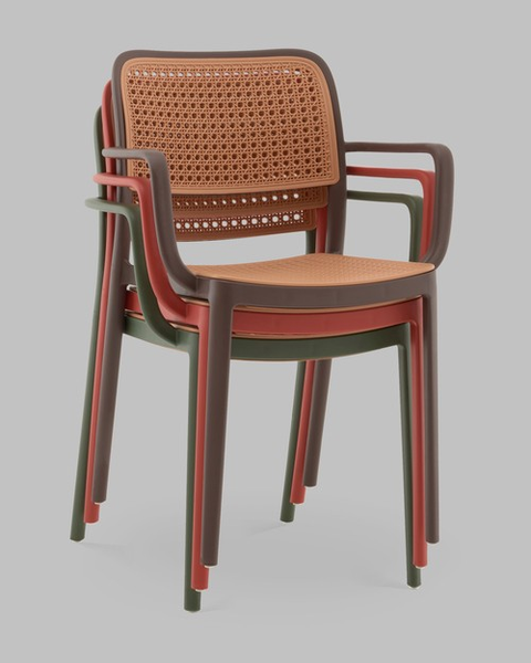 Стул пластиковый Stool Group Yona с подлокотниками / PP-297- фото8