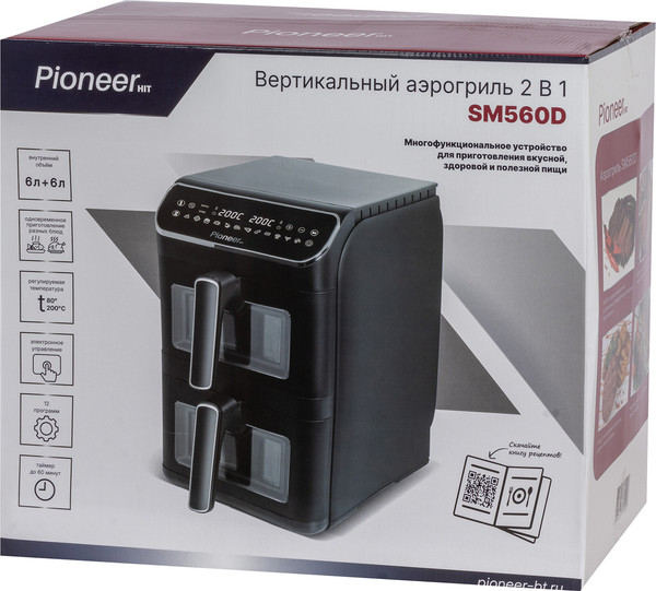 Аэрогриль Pioneer SM560D- фото9, картинка9 Аэрогриль Pioneer SM560D- фото9