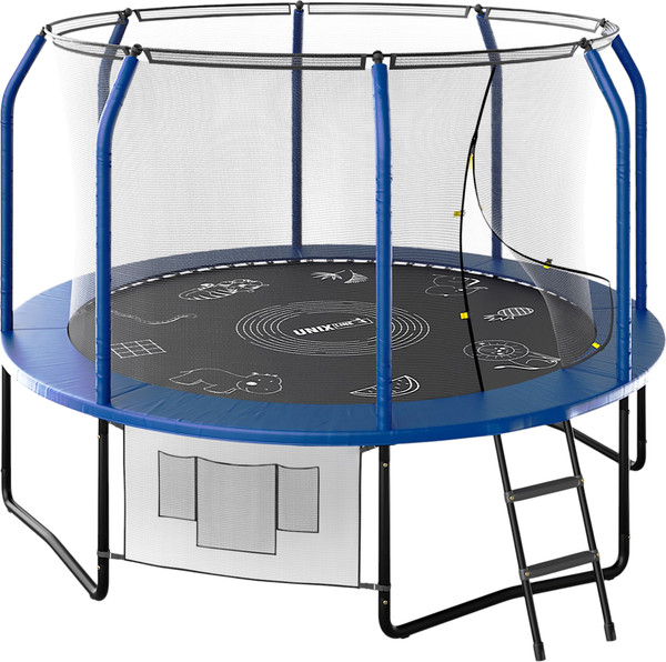 Батут UNIX Line Supreme Game 10ft / trusug10bl (синий)- фото