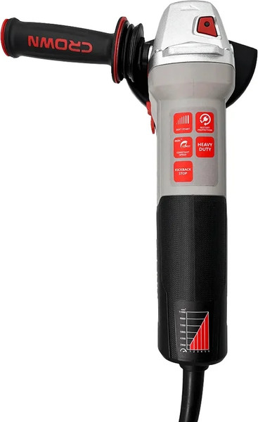 Угловая шлифовальная машина CROWN CT13678-125RSV- фото3