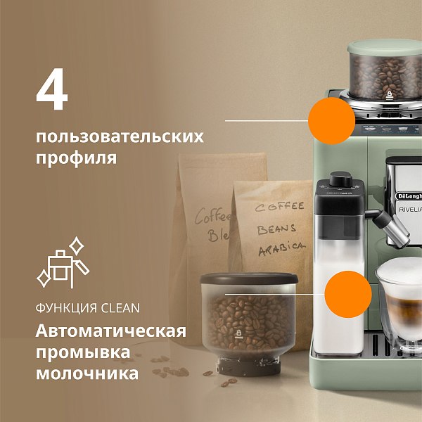 Кофемашина DeLonghi EXAM441.55.GR / 132250063- фото3