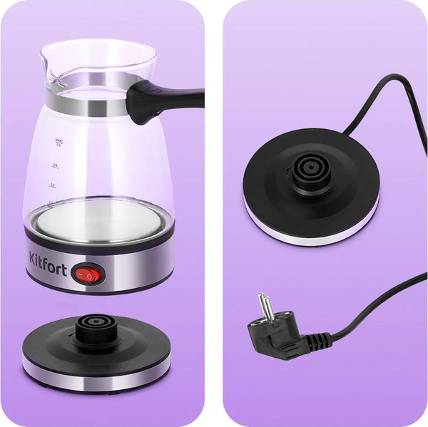 Турка электрическая Kitfort КТ-7489- фото5, картинка5 Турка электрическая Kitfort КТ-7489- фото5